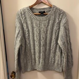 Karen Kane Gray Crew Neck Sweater